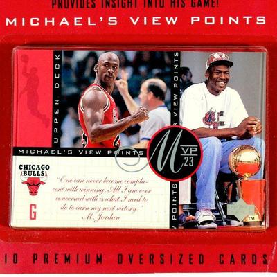 MICHAEL JORDAN 1997 UPPER DECK MVP23 Michael's View Points Complete Card Set SEALED