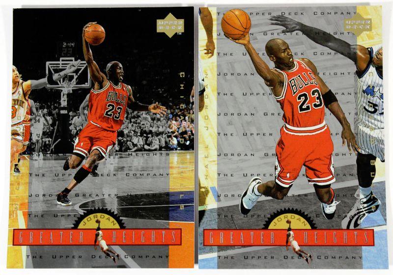 MICHAEL JORDAN 1996-97 UPPER DECK Greater Heights NBA Gold