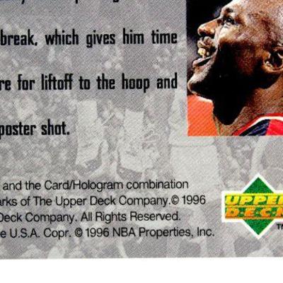 MICHAEL JORDAN 1996-97 UPPER DECK Greater Heights NBA Gold Foil Insert 10 Cards Set  #GH01-10 MINT