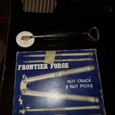 Nut Cracker and Misc Kitchen utensils 