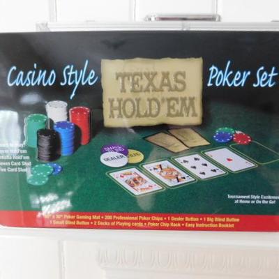 Poker Chips and Game Set Up 