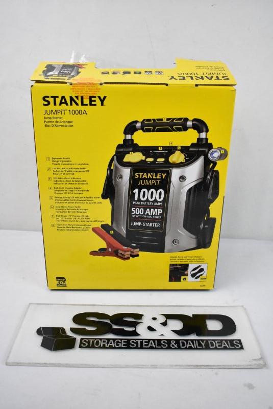 Stanley 1000/500 Amp 12V Jump Starter Used, Does NOT Hold Charge
