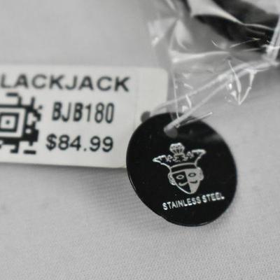Blackjack Jewelry, Men's Stainless Steel Bracelet - New