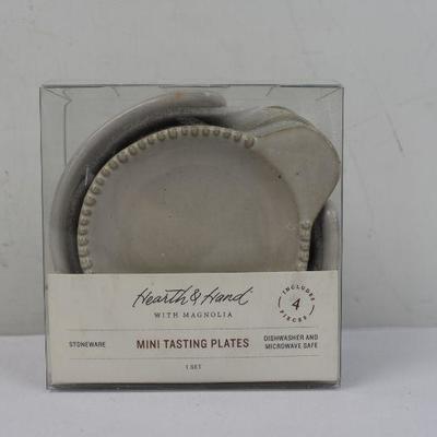 Hearth & Hand with Magnolia Tasting Plates. 3 Sets of 4 - New