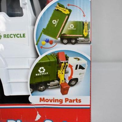 Light & Sound Recycling Truck Play Set, Kid Connection 11-Piece - New