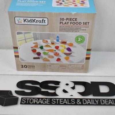 KidKraft 30 Piece Play Food Set - New