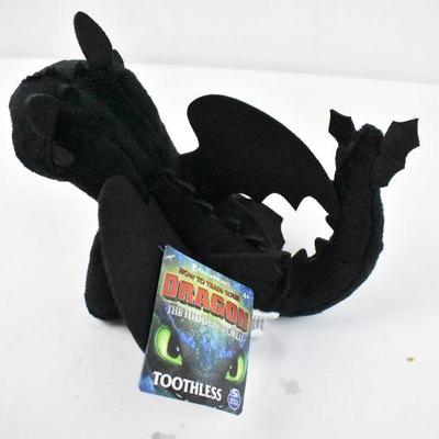 How to Train Your Dragon The Hidden World Toothless Plush - New