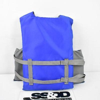 Stearns Adult Oversize Life Jacket Flotation Device, Blue - New