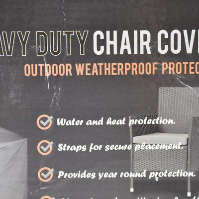 Patio Chair Cover, Heavy Duty Premium Outdoor Furniture Cover Titan Series - New