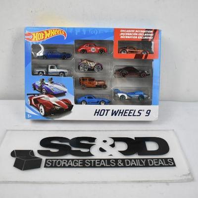 Hot Wheels 9-Car Collector Gift Pack - New
