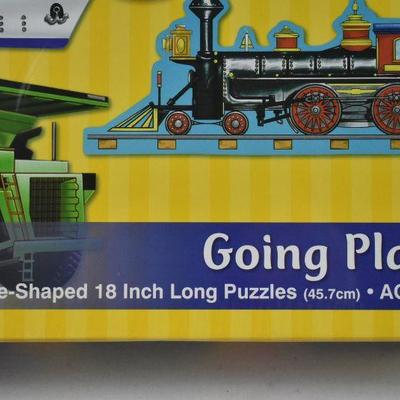 Melissa & Doug Going Places Floor Puzzle, Easy-Clean Surface, 48 Pieces - New