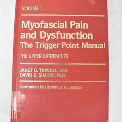 4 Hardcover Medical Books: Myofascial Pain -to- Hormones