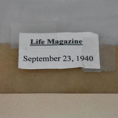 4 Pages from Life Magazine September 23, 1940: Movie of the Week: Brigham Young