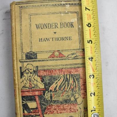 Wonder Book by Hawthorne. Antique 1851 Hardcover
