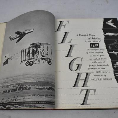 FLIGHT: Large Hardcover Book, Vintage 1953