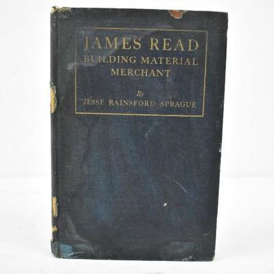 Vintage 1828 Hardcover Book: James Read Building Material Merchant