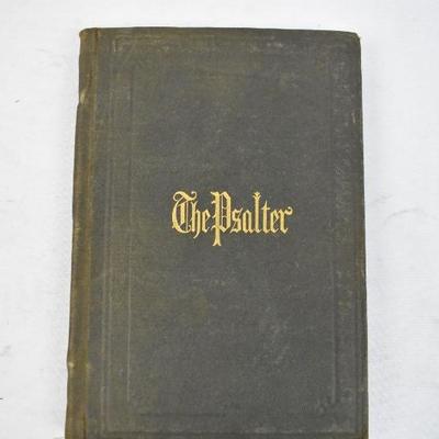 The Psalter with Music - Antique 1872 Book