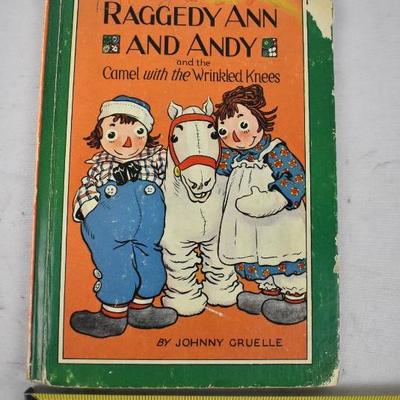 Raggedy Ann And Andy Hardcover Story Book by Johnny Gruelle, Vintage 1951