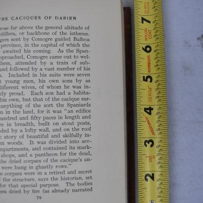 Heroes of American History Vasco Nunez De Balboa. Hardcover Book. Antique 1906