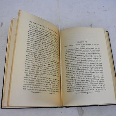 An Economic Interpretation of the Constitution the US. Hardcover, Vintage 1929