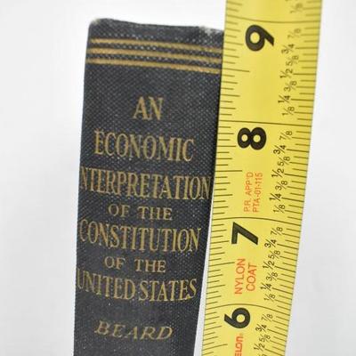 An Economic Interpretation of the Constitution the US. Hardcover, Vintage 1929