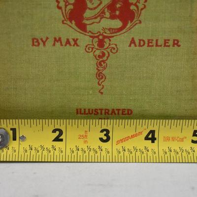 Out of the Hurly Burly. Hardcover Book by Max Adeler. Antique 1874