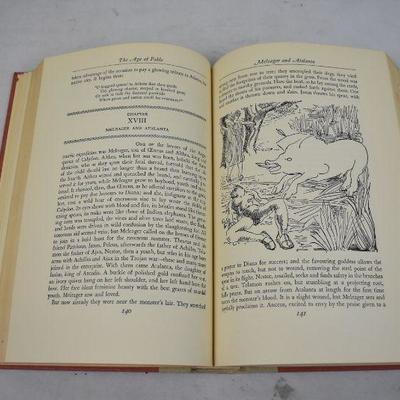 The Age of Fable, Hardcover Book by Bulfinch. Vintage 1942