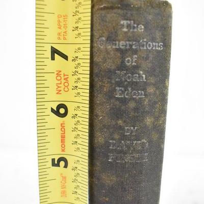 The Generations of Noah Edon. Hardcover Book by Pinski. VIntage 1931. Signed?