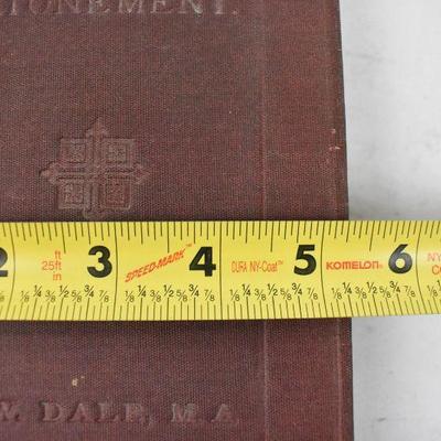 The Atonement, Hardcover Book by RW Dale, MA. Embossed Cover. Antique 1878