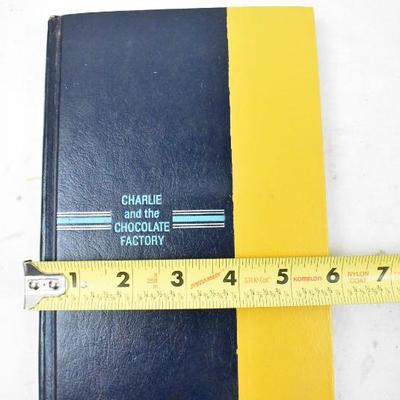 6 Hardcover Children's Classics: Chocolate Factory-Wrinkle in Time. Vintage 1973