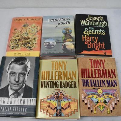 6 Hardcover Fiction Books: Rabbit Stompin' -to- The Fallen Man