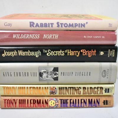 6 Hardcover Fiction Books: Rabbit Stompin' -to- The Fallen Man