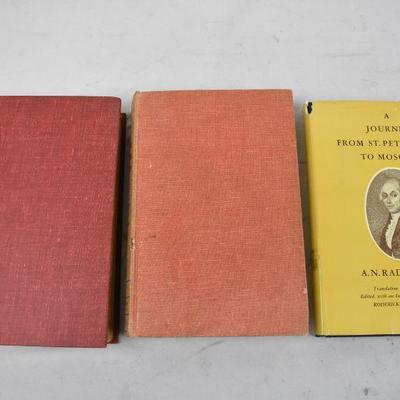 3 Hardcover Books: Empire, Great Frontier, Journey From Moscow 1942-1958