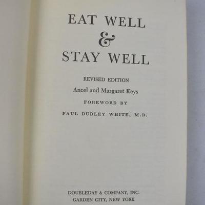 3 Vintage Self-Help Books: Eat Well 1963, Physical Fitness 1965, Relax 1953