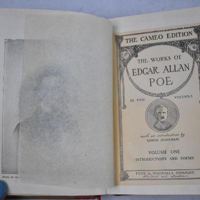 The Works of Edgar Allan Poe, Volume One. Fragile. Antique 1904