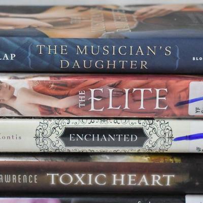 7 Hardcover Fiction Books: Musician's Daughter -to- The Ghosts of Kerfol