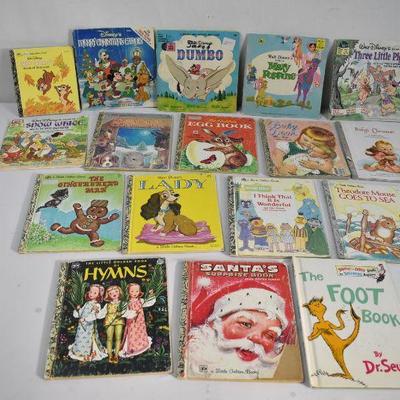 17 Vintage Kids Books: Chip & Dale's Seasons -to- The Foot Book