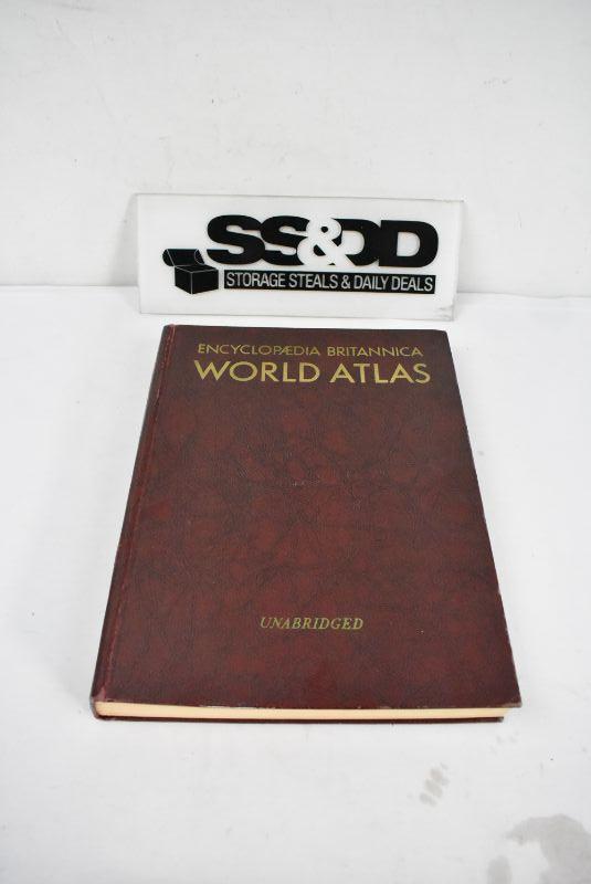 Large Vintage Hardcover Encyclopaedia Britannica World Atlas From 1956