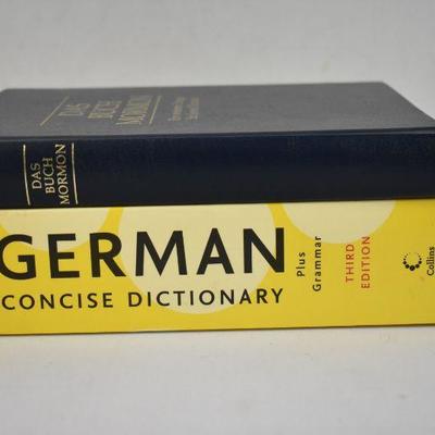 2 Books: German Dictionary & German Book of Mormon