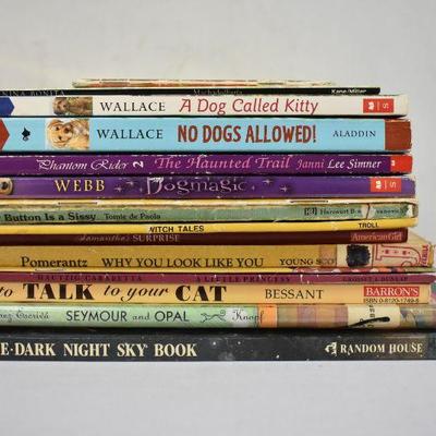 17 Kids Books: Zoo Animals -to- The Glow in the Dark Night Sky