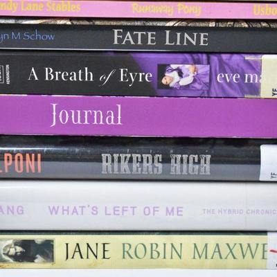 10 Books: 9 Fiction & 1 Journal: The Call of the Wild -to- Jane