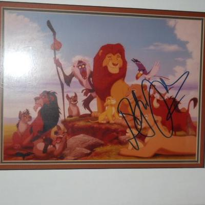 * Original, signed animation art & cels with authentication and seals:
o	