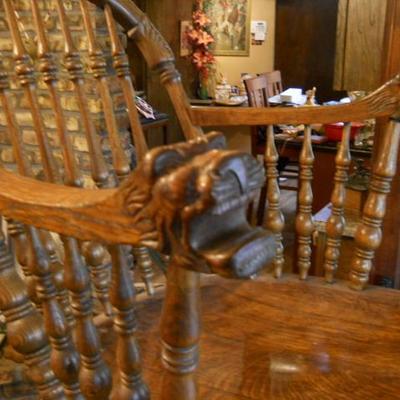 ANTIQUE FURNITURE
* Beautiful Pulaski intricate solid wood carved china cabinet with amazing carved legs of the finest quality. 
* 19th...