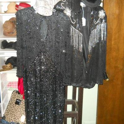 VINTAGE CLOTHING
* Red Ralph Lauren Polo Blazer (size 12)
* Evan Picone 2-piece suite (bought at Lord & Taylor)
* Black rhinestone...