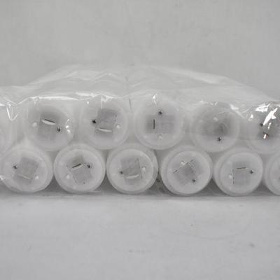 Pack of 12 Multi Color Foam Baton LED Light Sticks, 3 Model Flashing - New