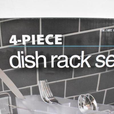 Polder 4-Piece Dish Rack Set - New, Open Box