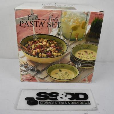 7 Piece Culinary Herbs Pasta Set - New