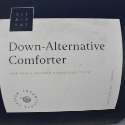 Down-Alternative Comforter, Slate Blue, Twin, 60