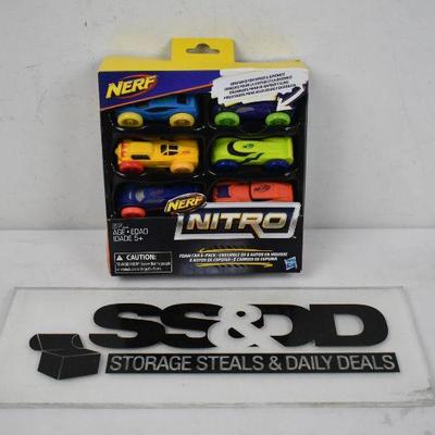 Nerf Nitro Foam Car 6-Pack (Version 2) - New
