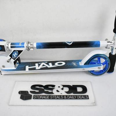 Premium Inline Scooter, Ages 5+, Halo, Blue - New, No Packaging
